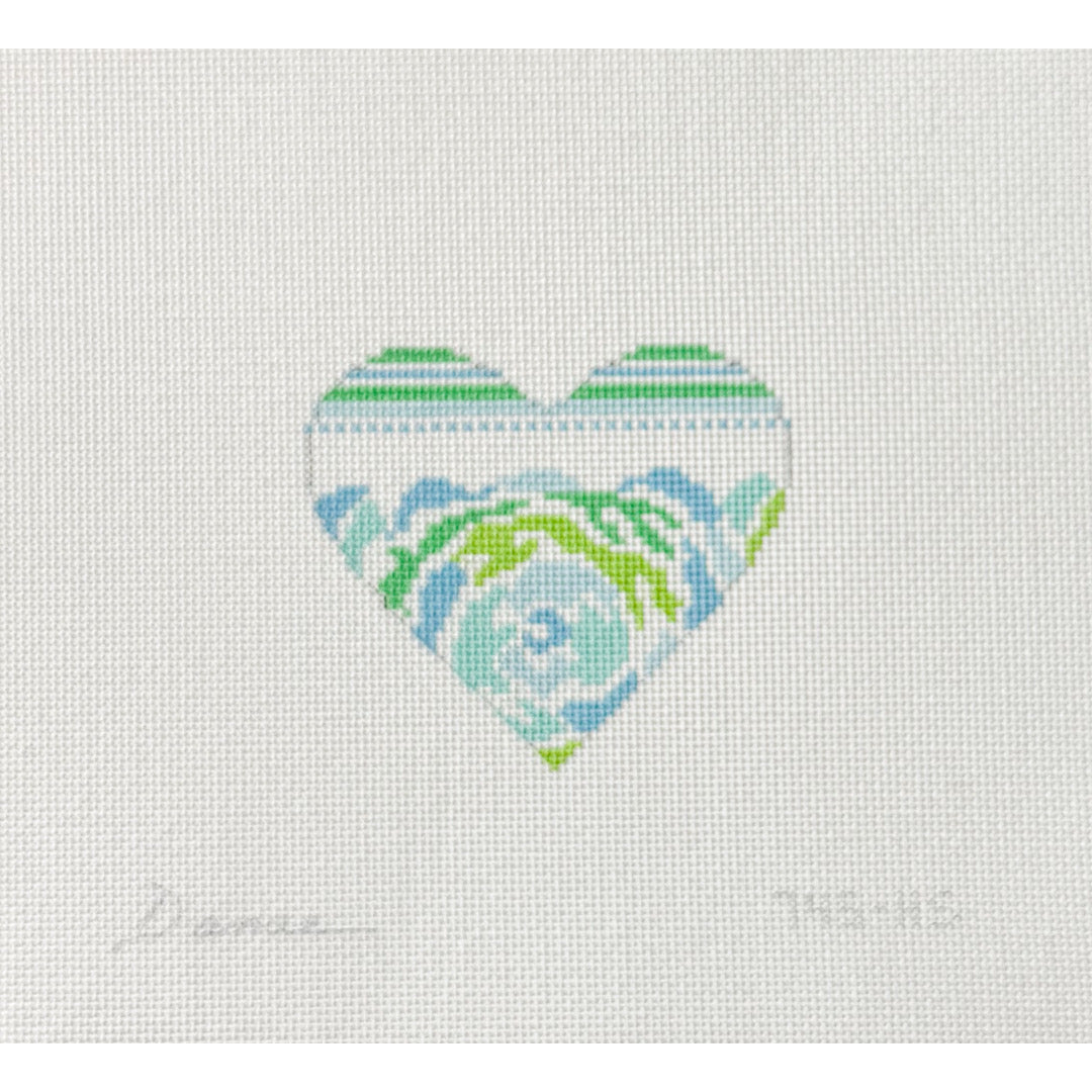 Pastel Heart Blue