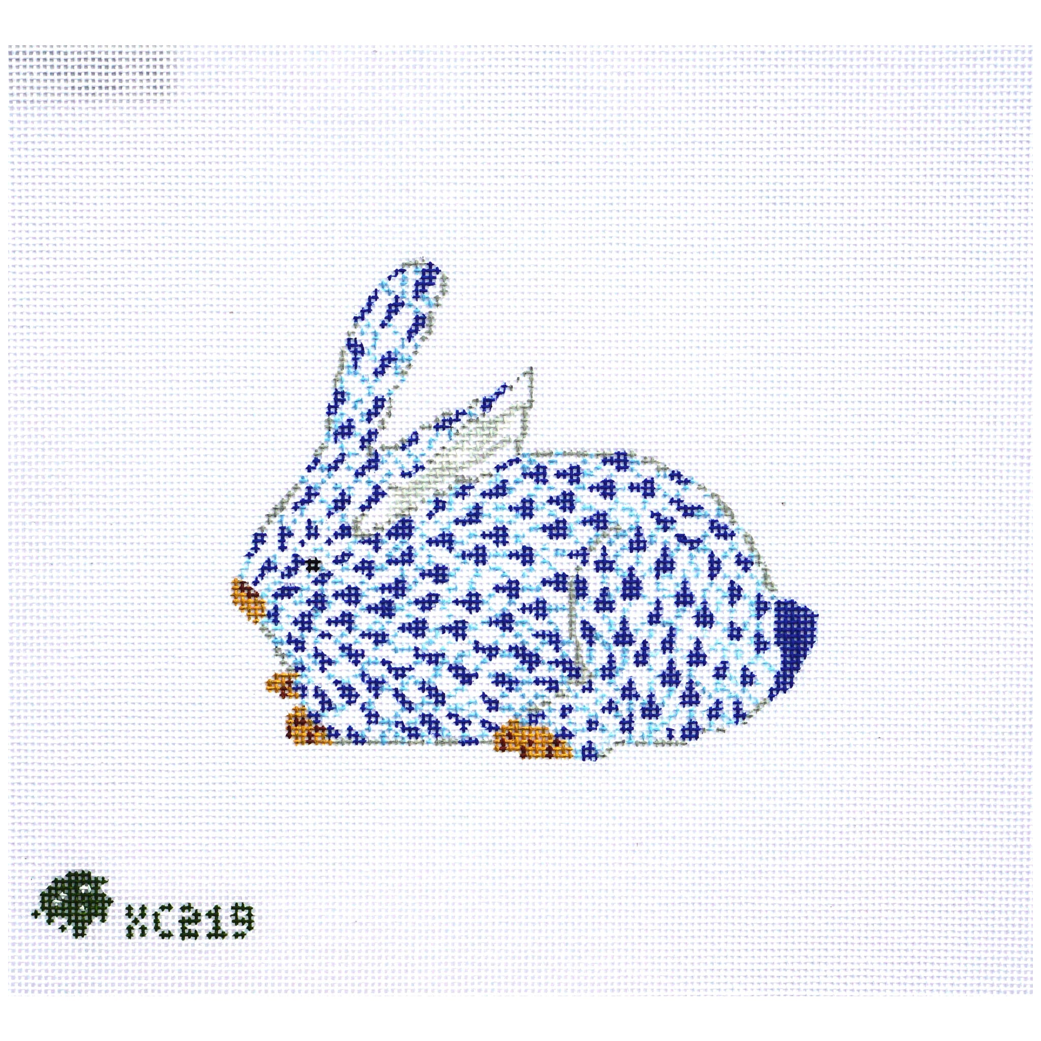 Herend Bunny Blue