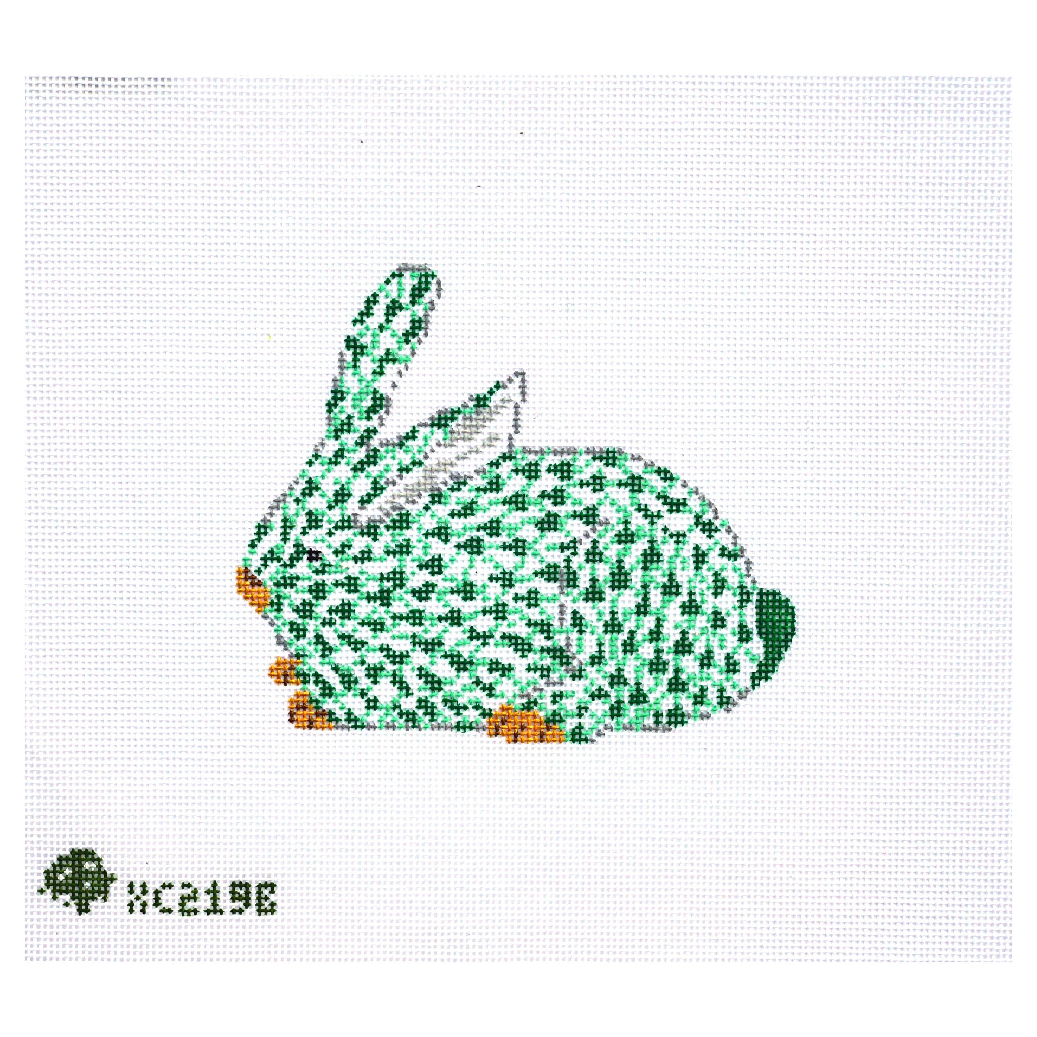 Herend Bunny Green