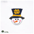 Snowman in Top Hat Notre Dame