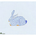 Herend Bunny Blue Large
