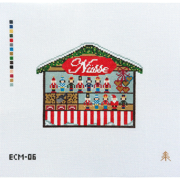 European Christmas Market Nutcracker Stall