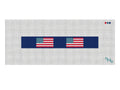 USA Flag Key Fob