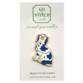 Blue Staffordshire Dog Needle Minder