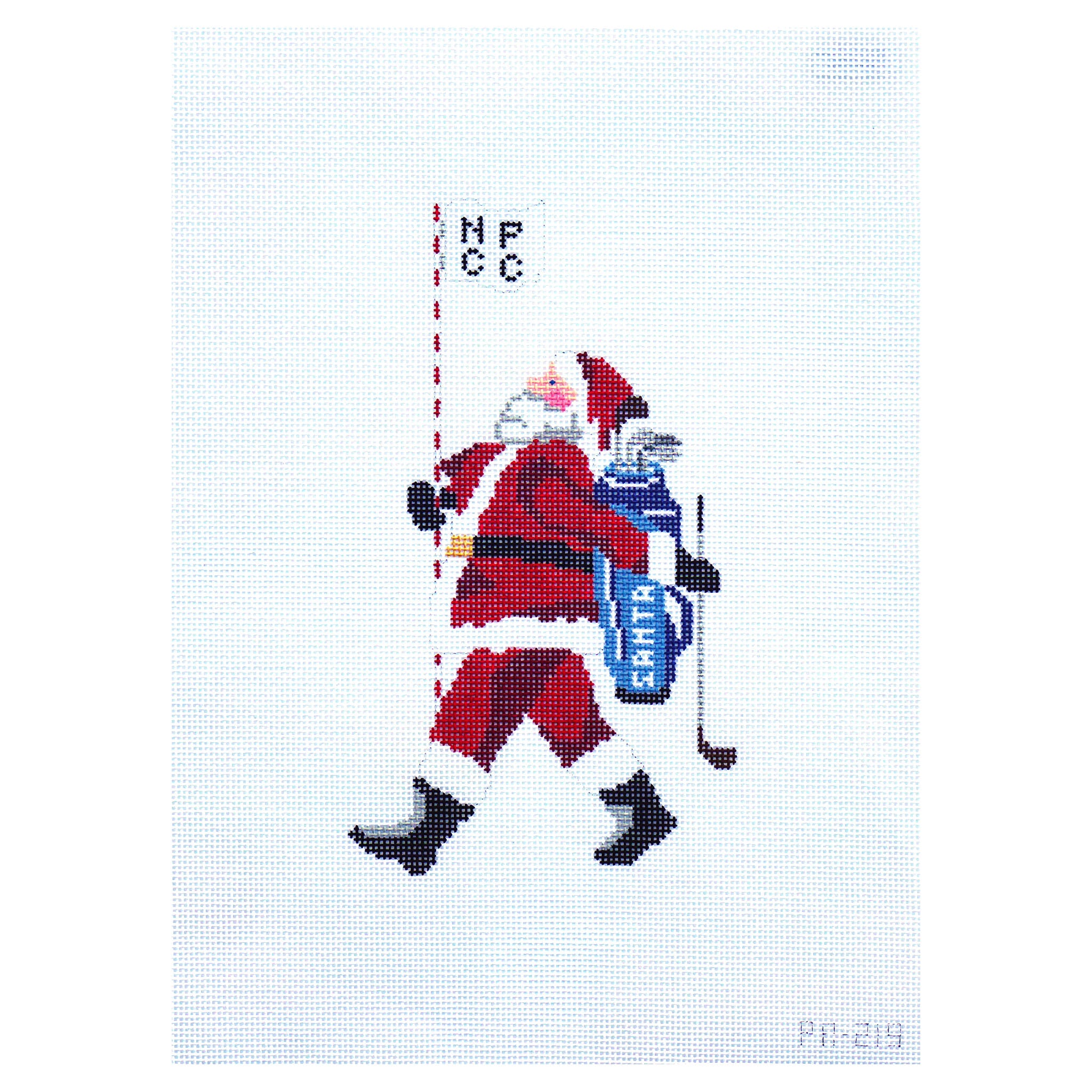Santa Golfer