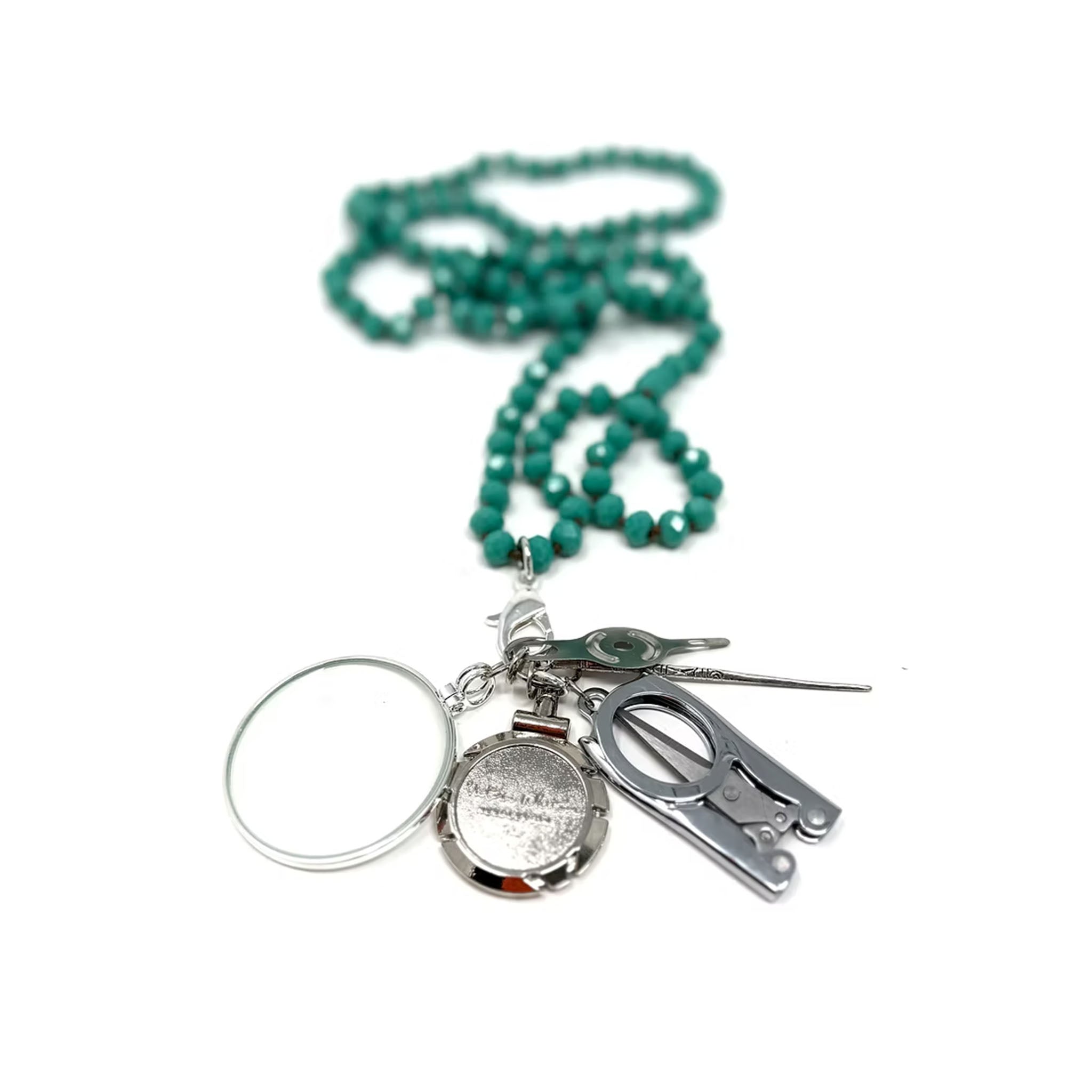 Up Up Chatelaine - Green Turquoise