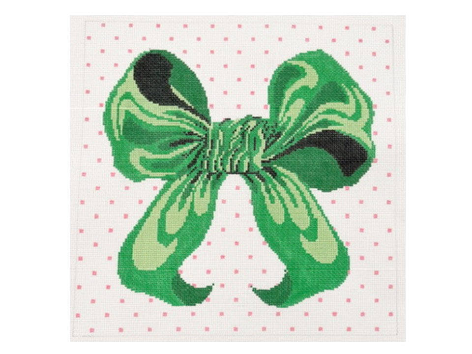 Large Green Bow