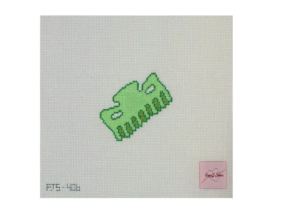 Mini Hair Clip Green