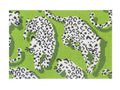 Leopard Clutch - Green