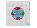 Holly Jolly Ornament - Blue Customizable