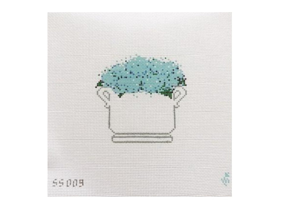 Hydrangea Floral Arrangement with Stitch Guide