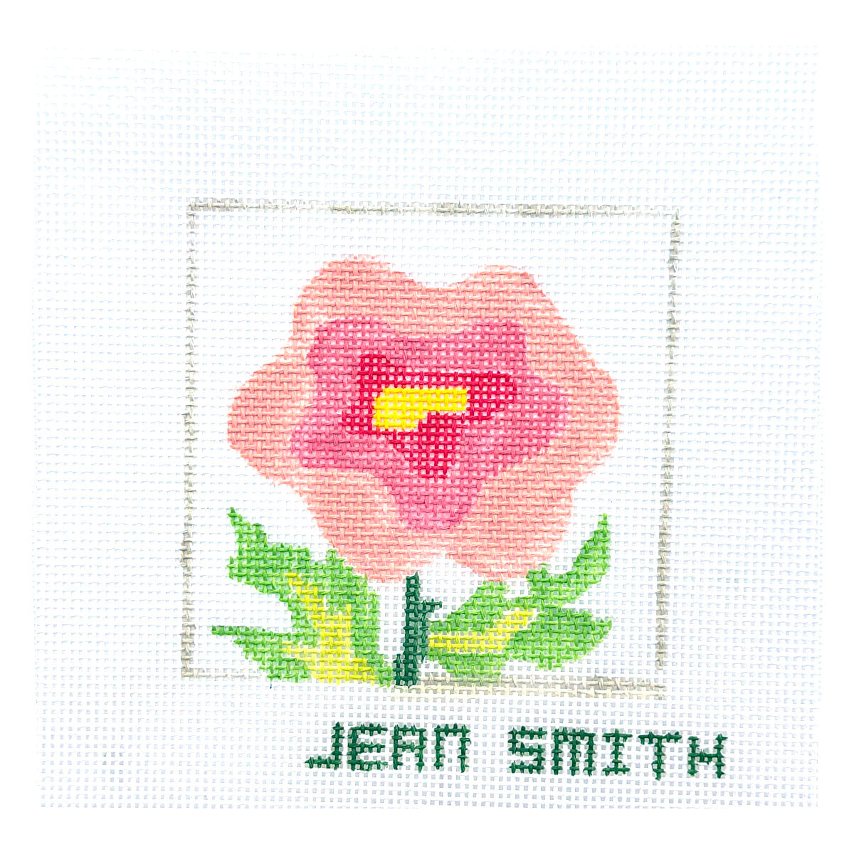 Simple Flower Coaster - Multi Pink