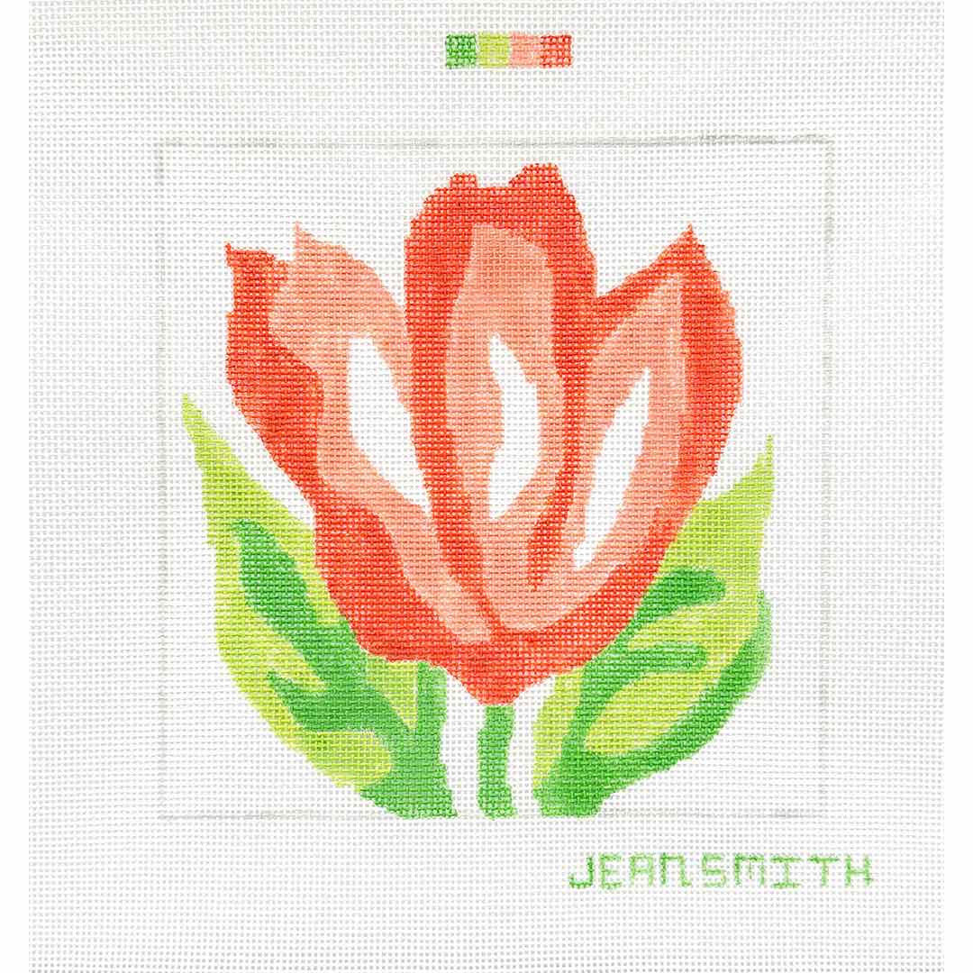 Simple Coral Tulip