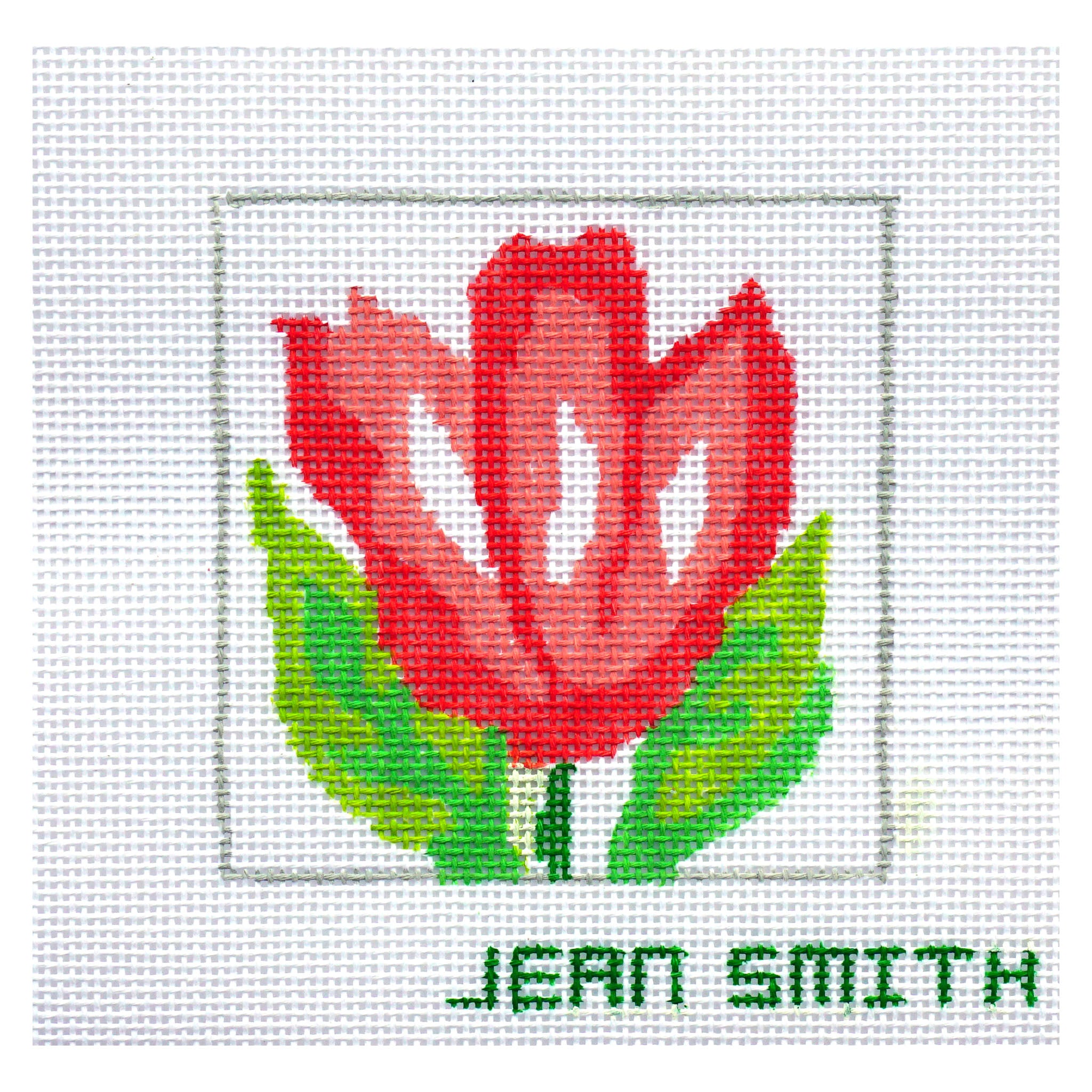 Simple Flower Coaster -Tulip