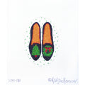 Christmas Black Velvet Shoes