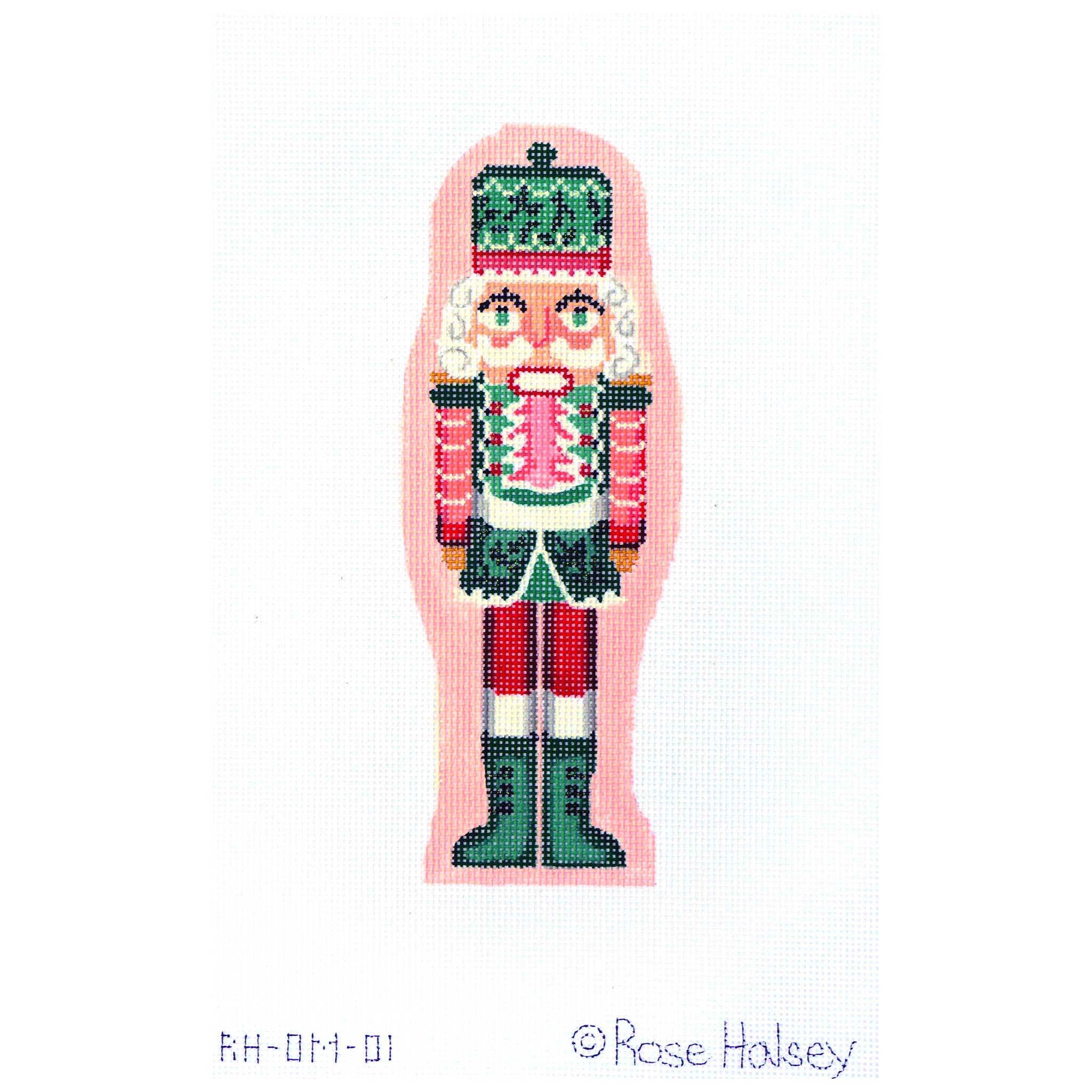 pink and green nutcracker