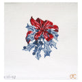 Blue Holly with Red Bow