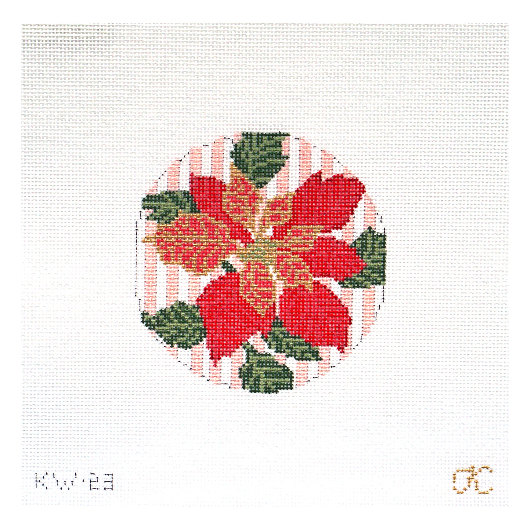 Poinsettia Round