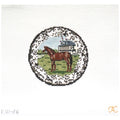 Transferware Horse Plate
