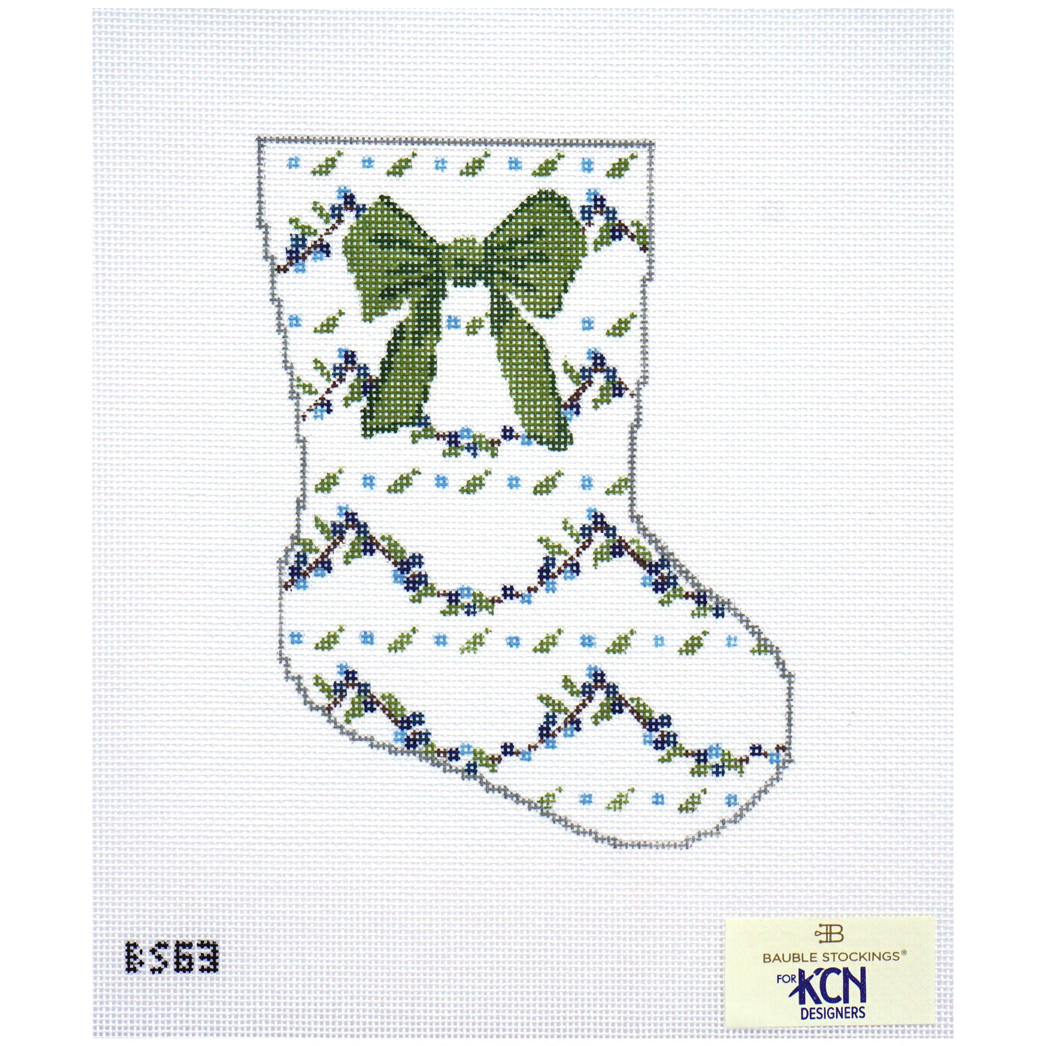 Garland Ornament Sized Stocking