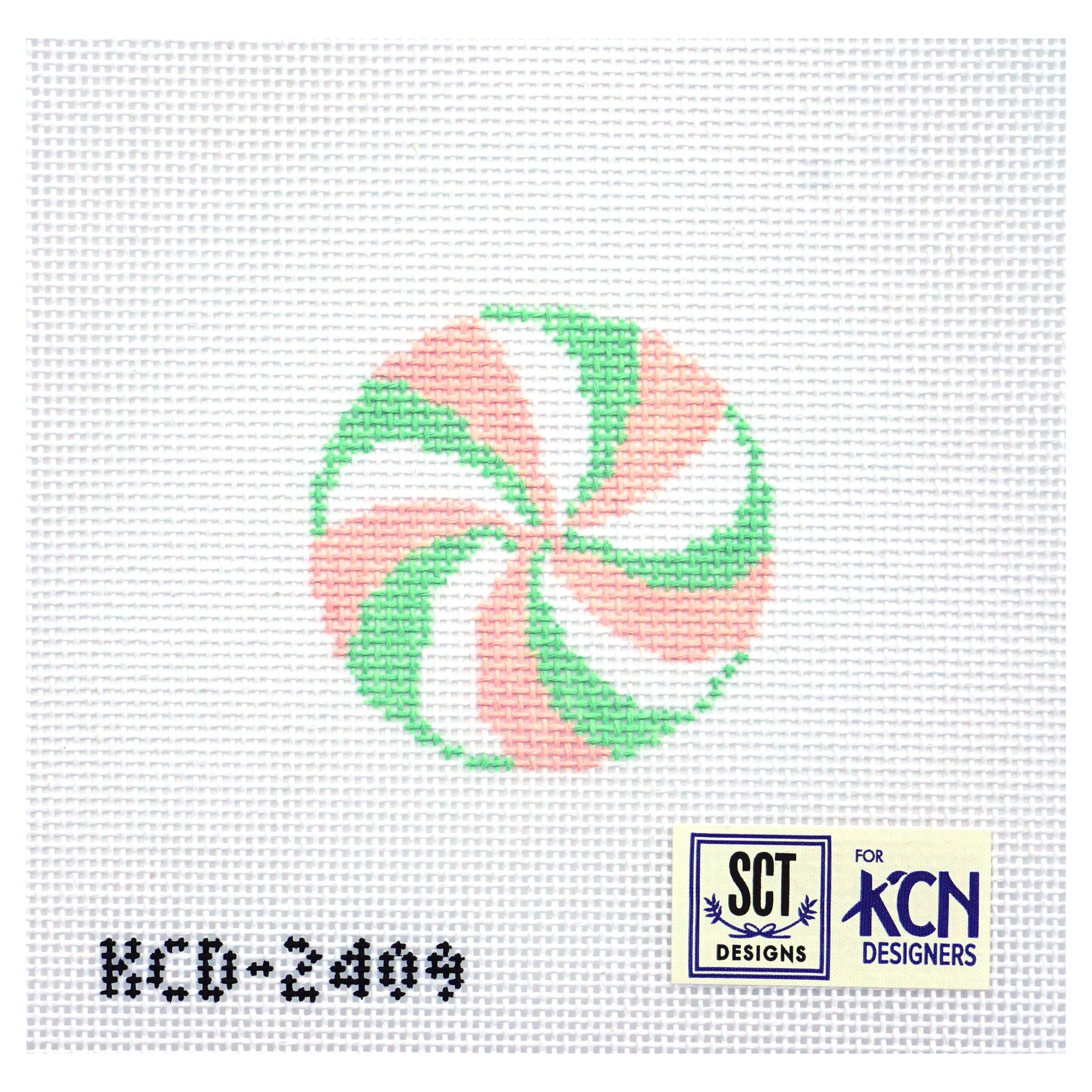 3" pink and green mint