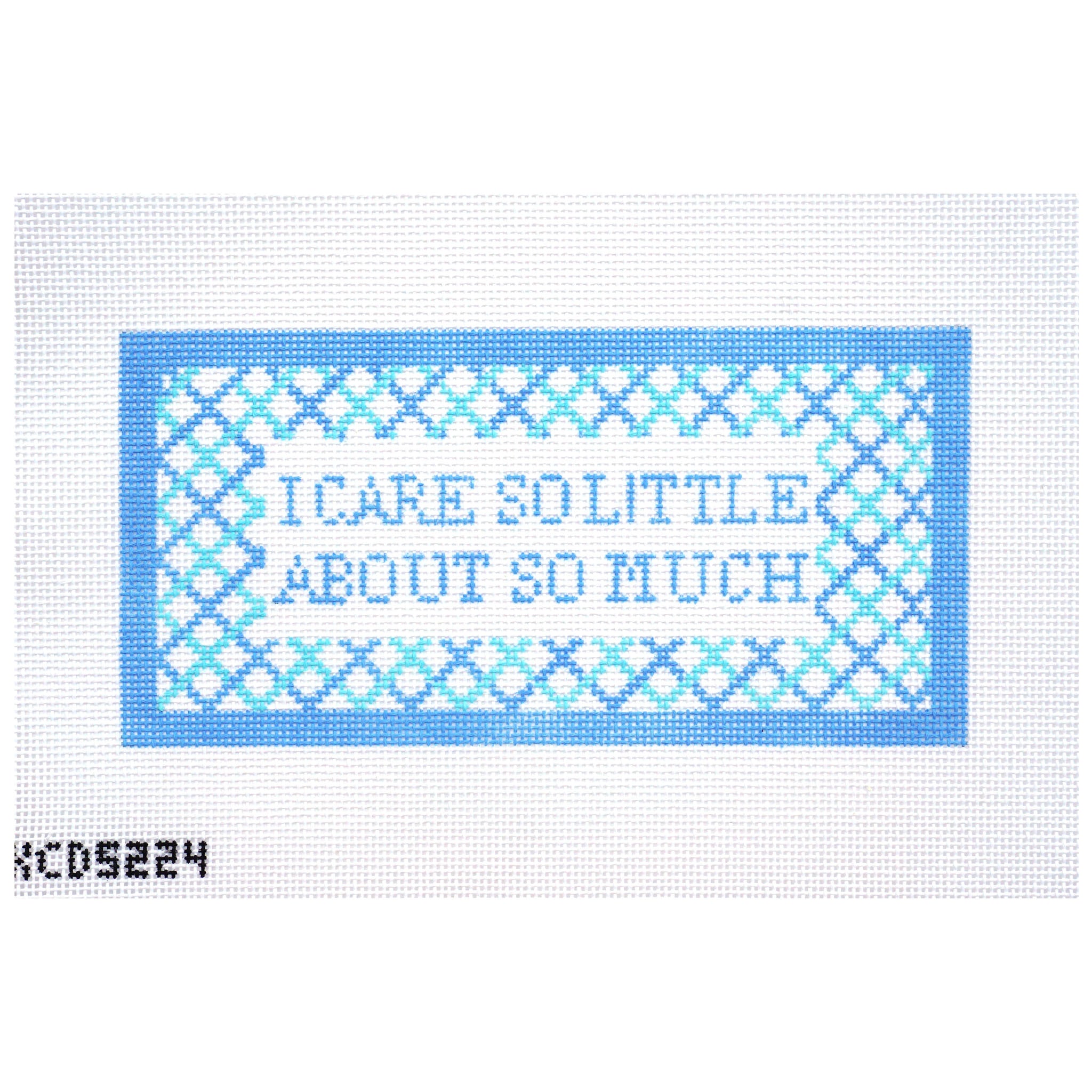 I care so little about so much