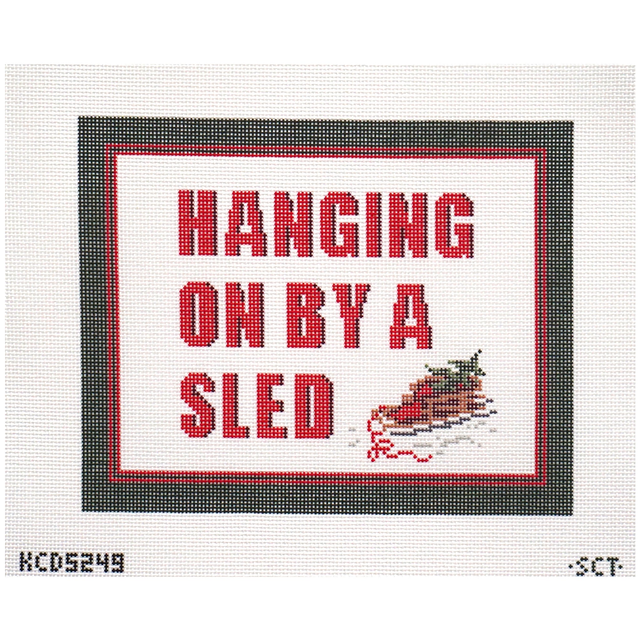 Hanging on by a Sled