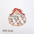 Holiday Vines Gilded Scallop