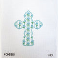 Blue hydragea Stripe Cross