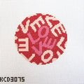 Red & Pink Love Round