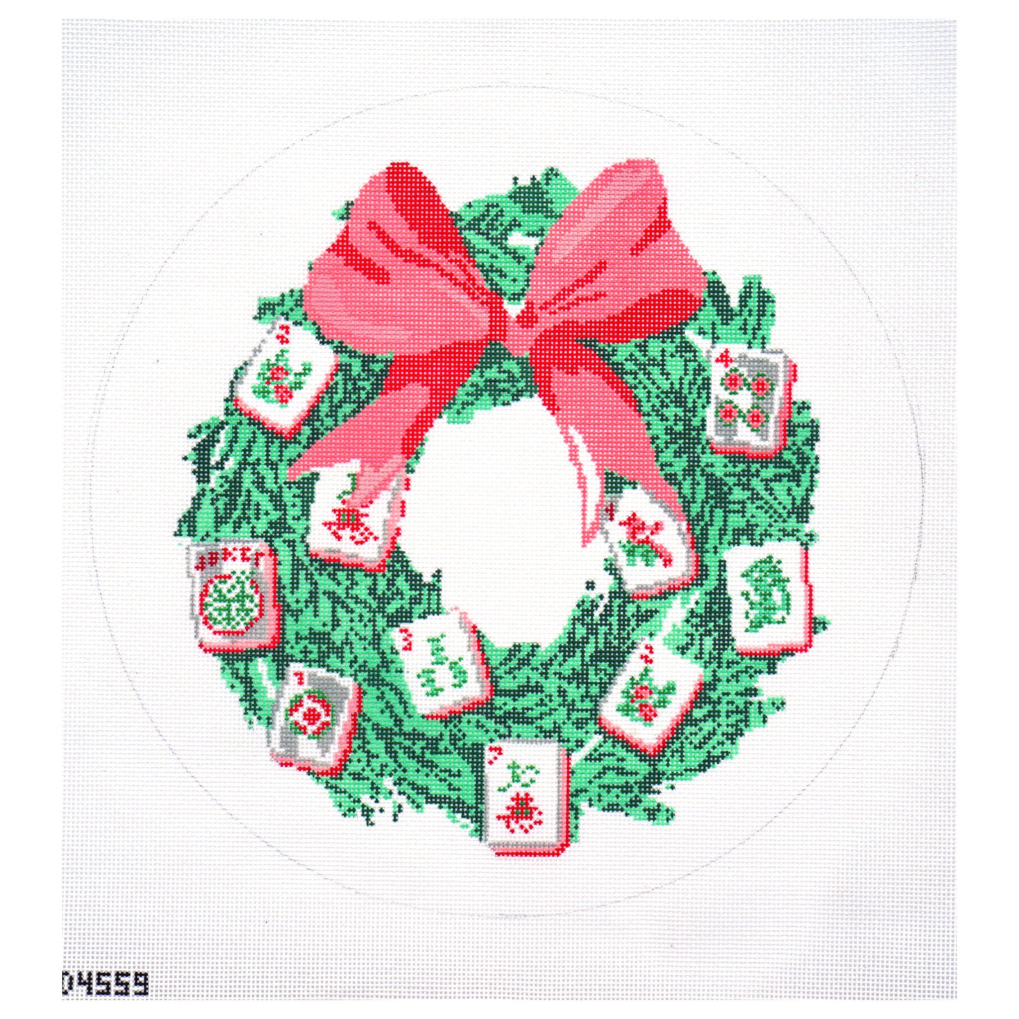 Merry Mahj Wreath