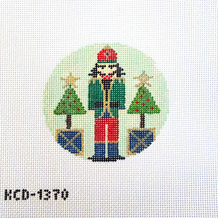 Blue Nutcracker Round
