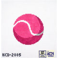 Pink tennis ball