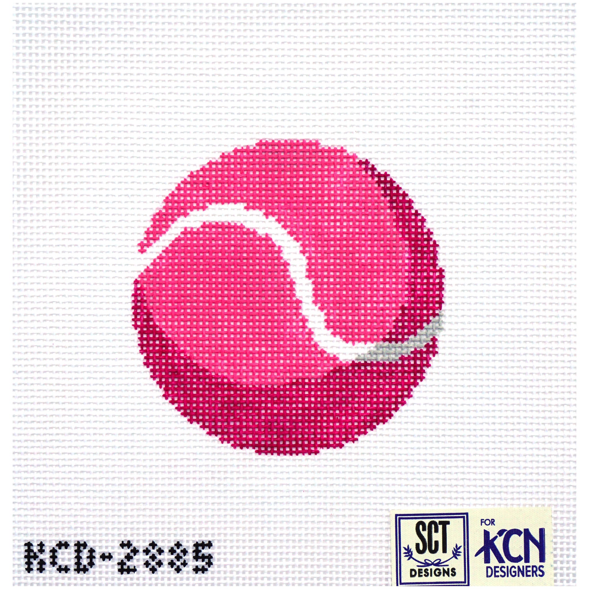 Pink tennis ball