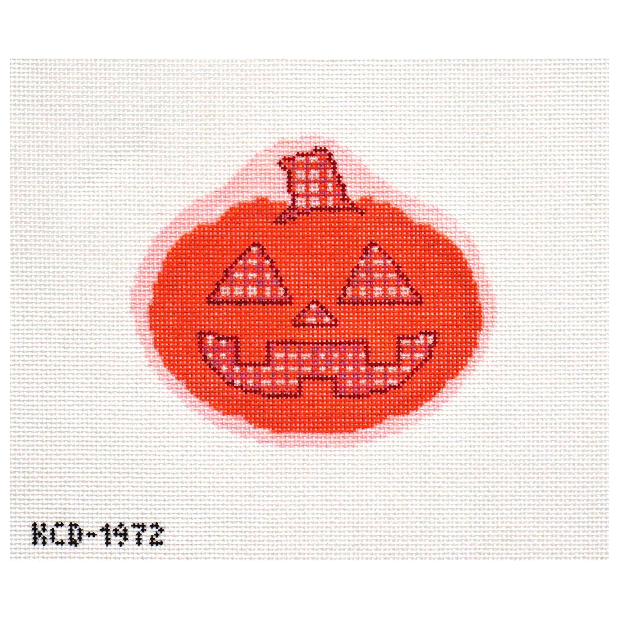Plaid Pumpkin Ornament
