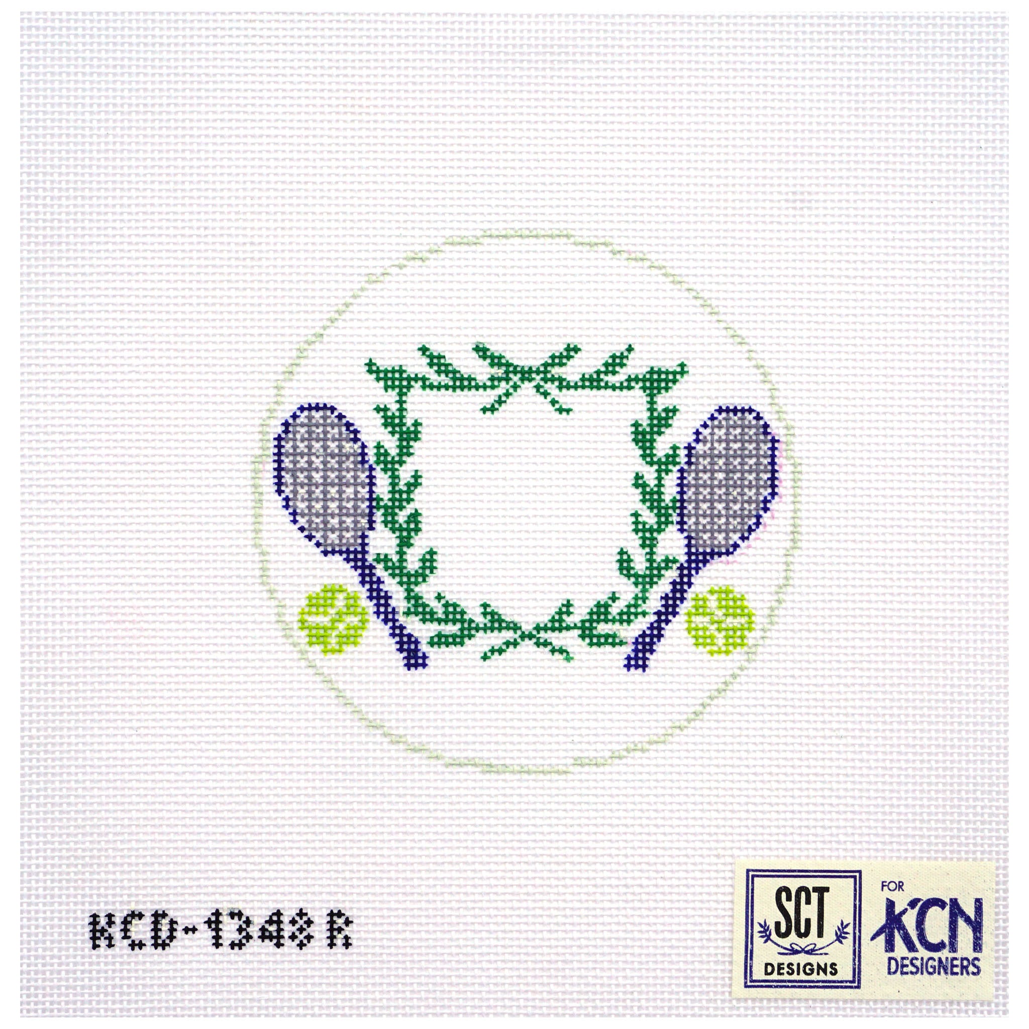 Tennis Crest Round