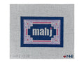 Key Corner Mahjong Insert (Navy Lilac Pink)