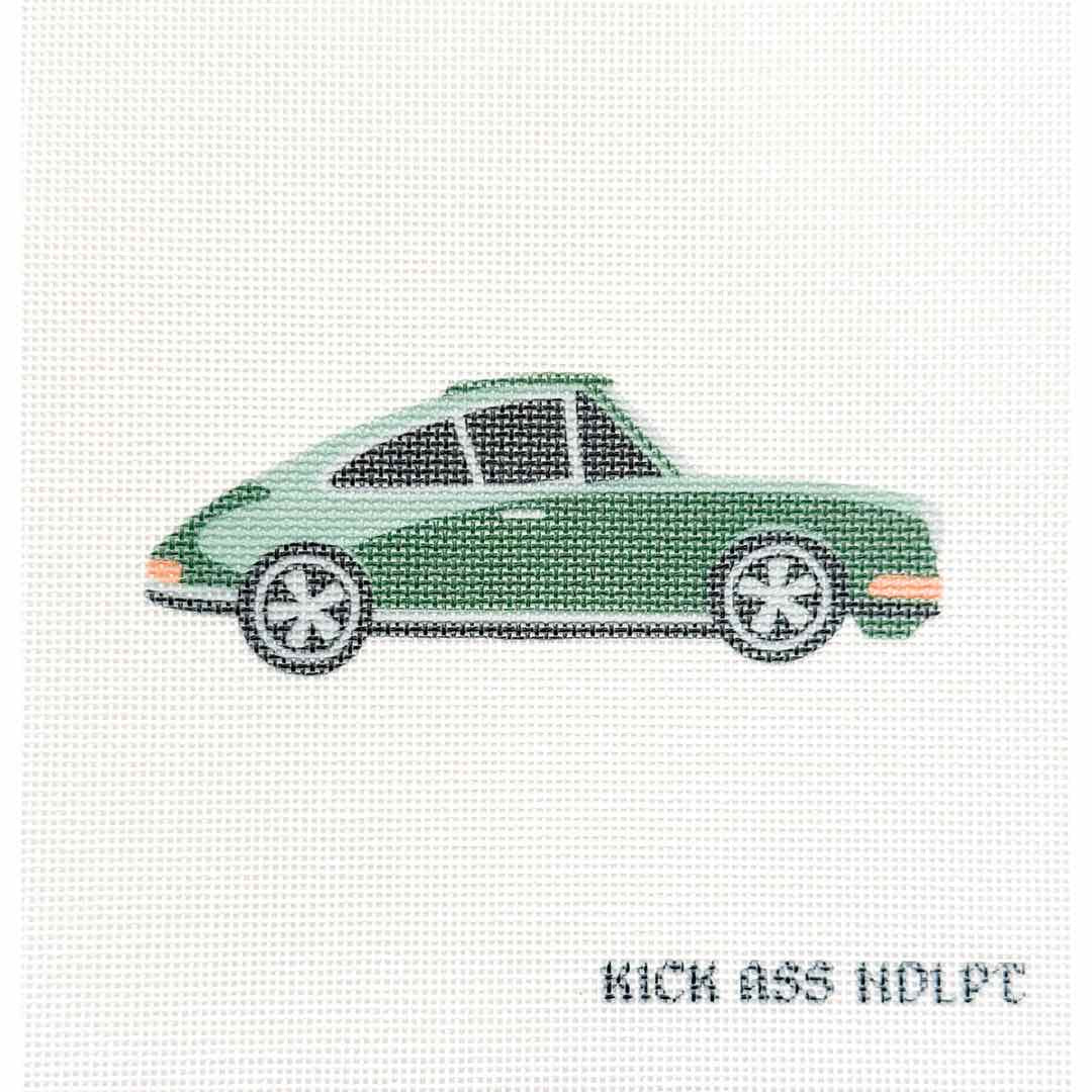 Green Sports Car