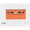 Orange Mini Clutch Canvas
