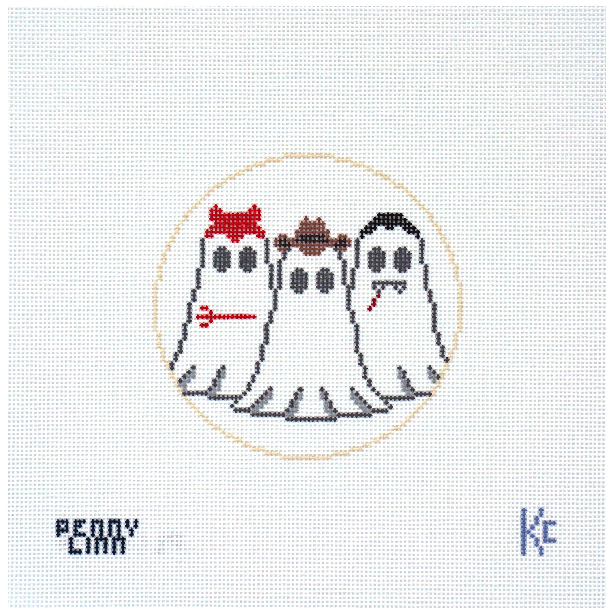 Vintage Halloween Ghosts in Costume