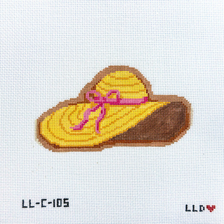 Sun hat with Pink Bow