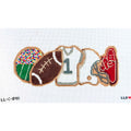 Football Cookie Sign