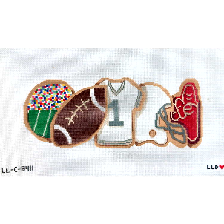 Football Cookie Sign