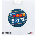 Nautical Round "Merry Christmas"