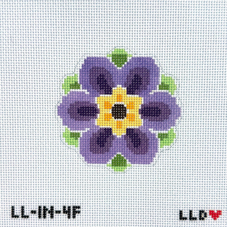 Purple Geo Flower