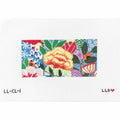 Rainbow Floral Clutch Insert