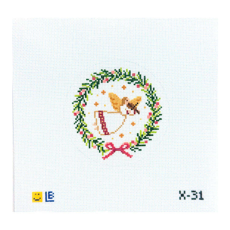 Angel Wreath Round