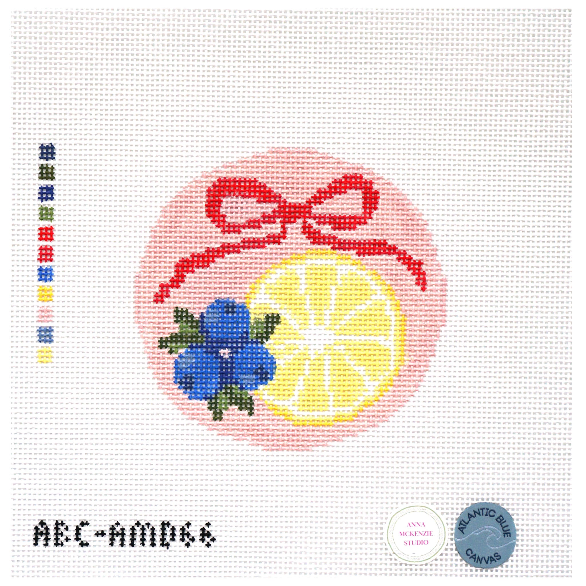 Lemon & Blueberry Bow Round