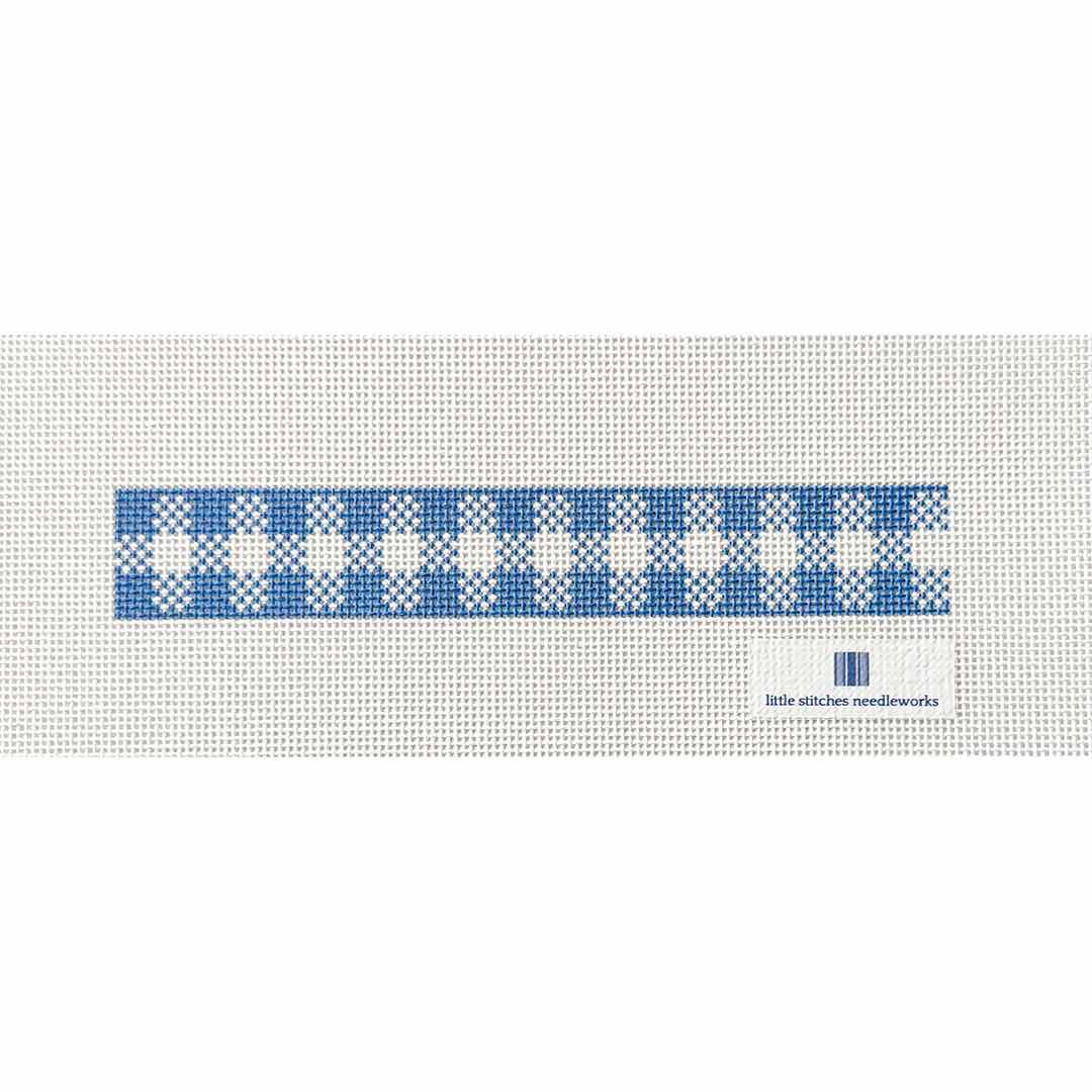 Blue Gingham Fob