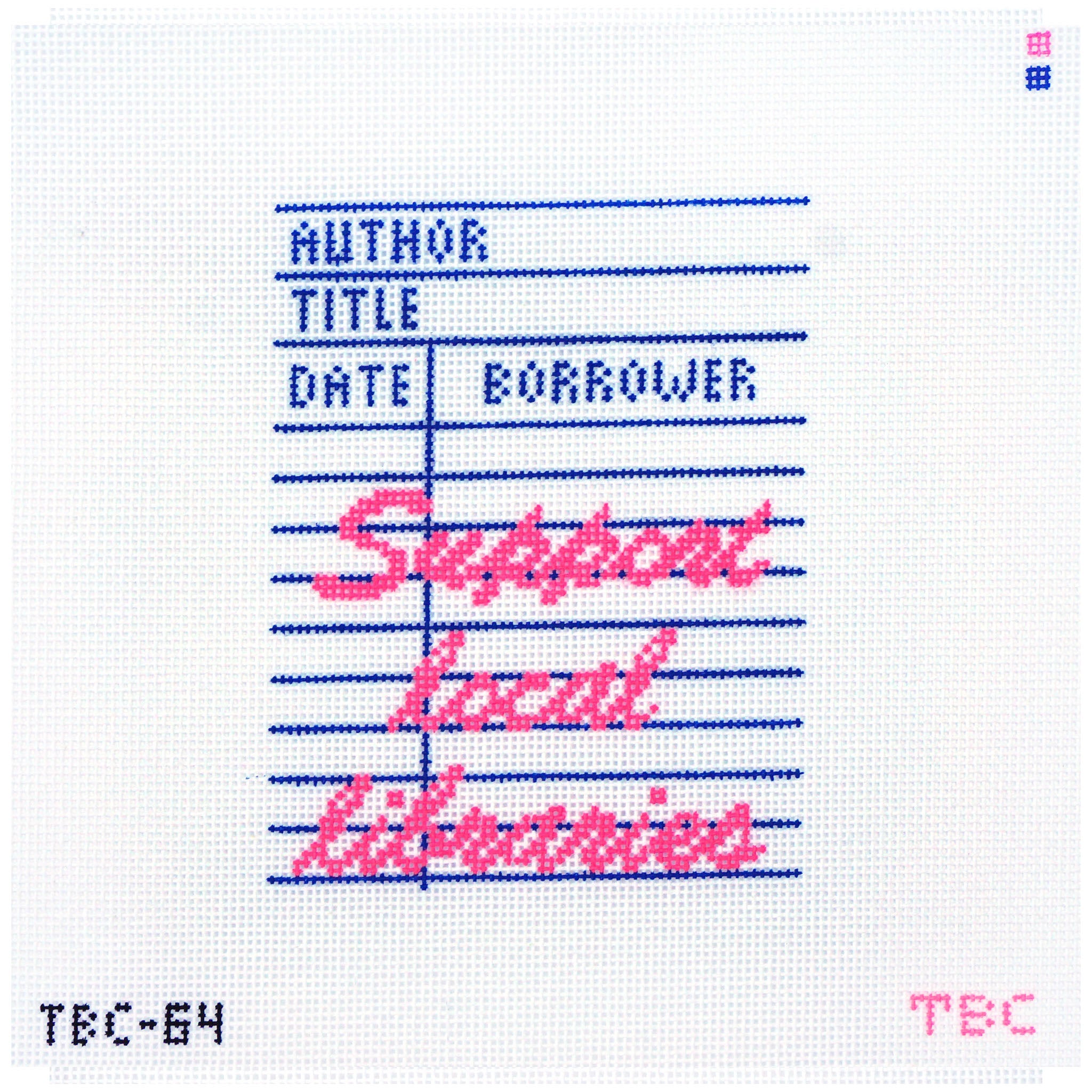 Library Checkout Card